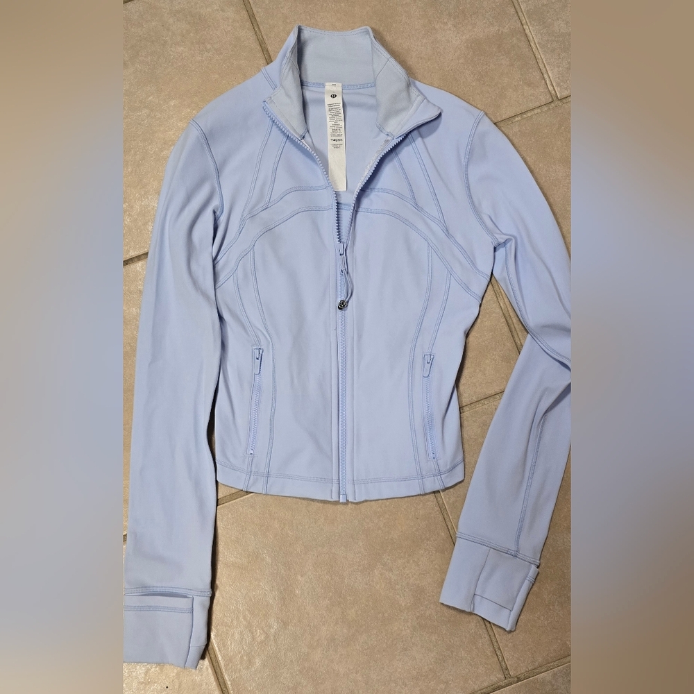 Lululemon Athletica Light Blue Bomber Jacket